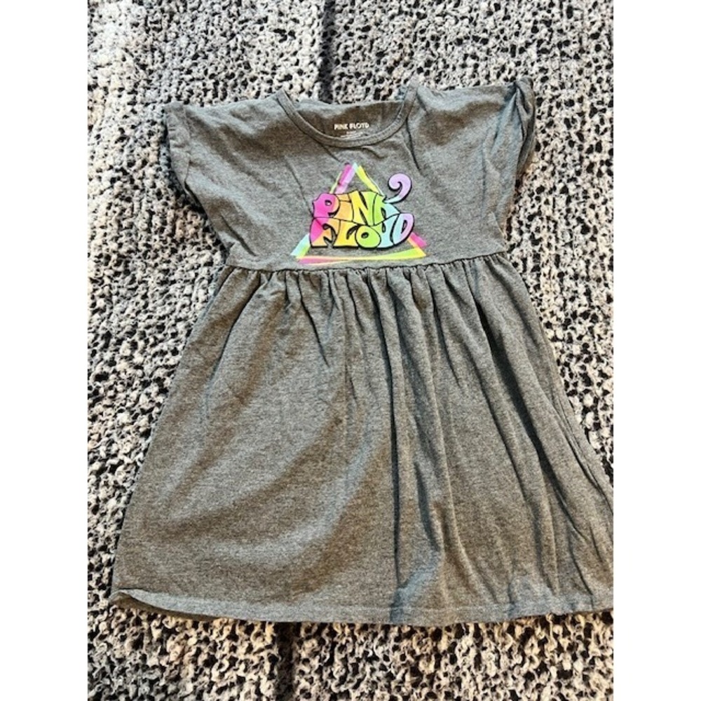 Pink Floyd‎ Girls Size S 6/6X Graphic Cotton Blend Dress